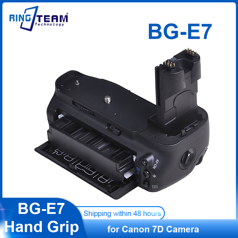 Camera Battery Grip - BG-E7または6xの垂直バッテリーグリップ,Canon eos 7dデジタルslrカメラ用,BG-E7バッテリーグリップ,サイズLP-E6