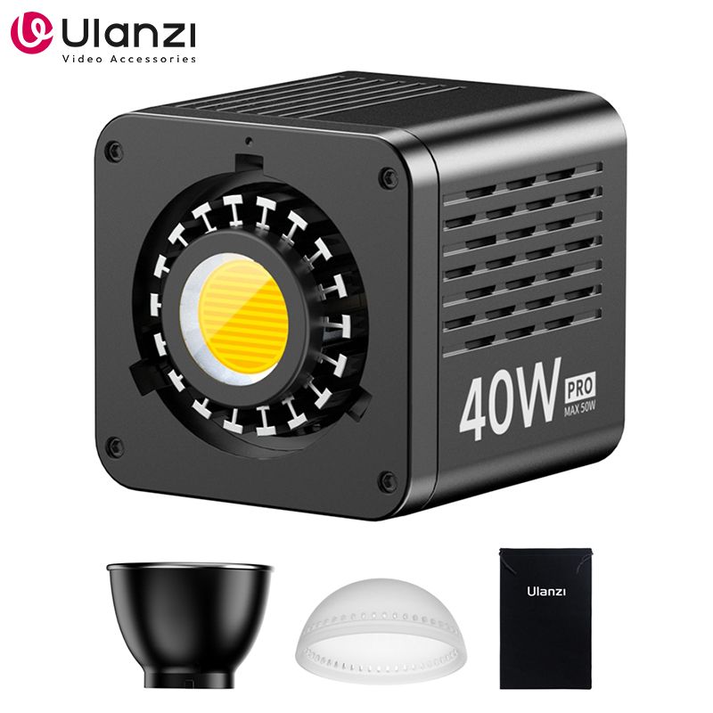 Strobe Light Studio - Ulanzi L023 40 ワットプロビデオライトミニボーエンズマウント COB ライト二色