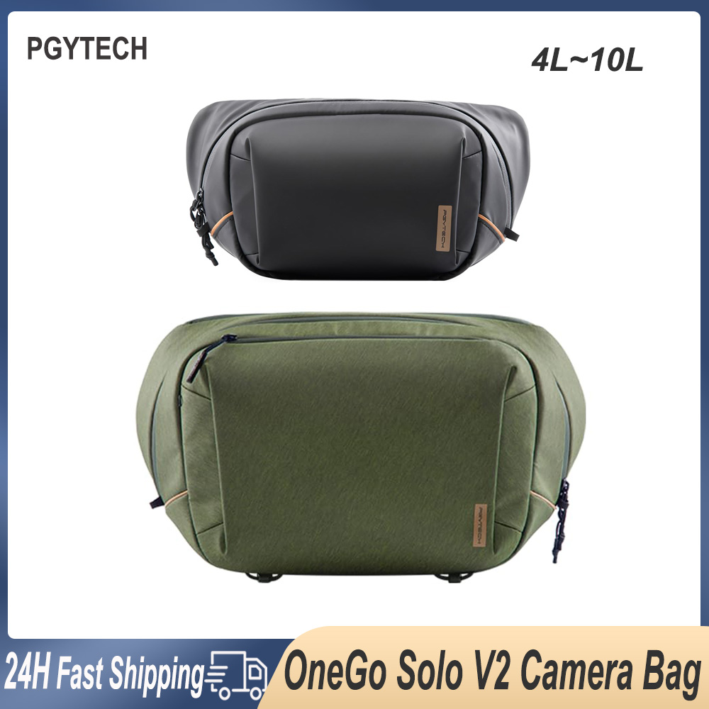 Photography Solo - Pgytech-カメラのスリング、大容量、写真のショルダーバッグ、牡丹、canon、nikon、Fuji、djiラップトップ、onegoソロv2、4l、10lに適合