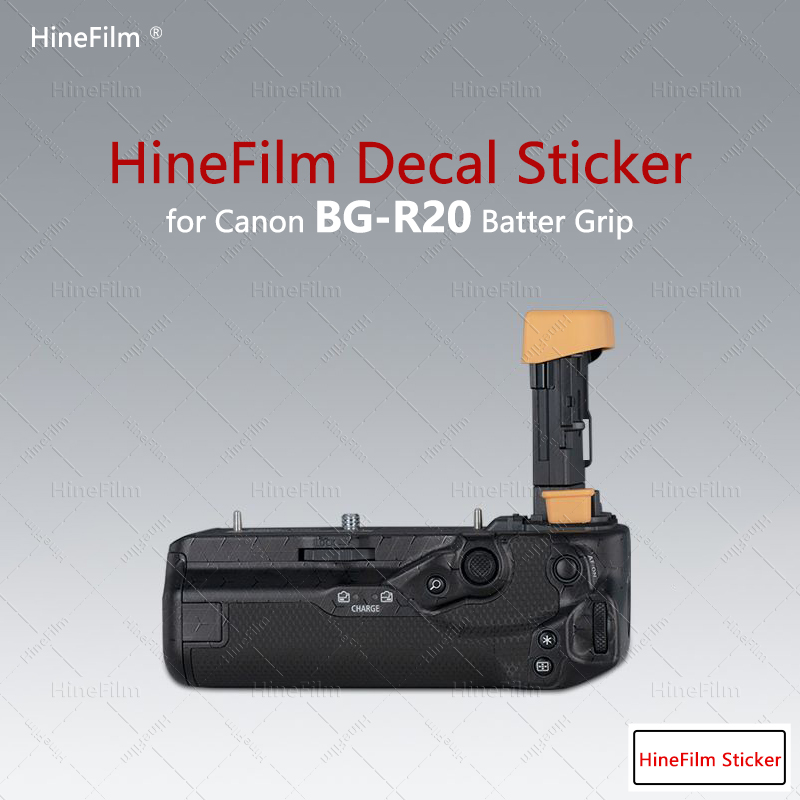 Camera Battery Grip - Hinefilm-カメラバッテリースキン,キヤノンr5ii,r5m2,r5,r6,r6m2,BG-R20用ステッカー,プロテクターbgr20