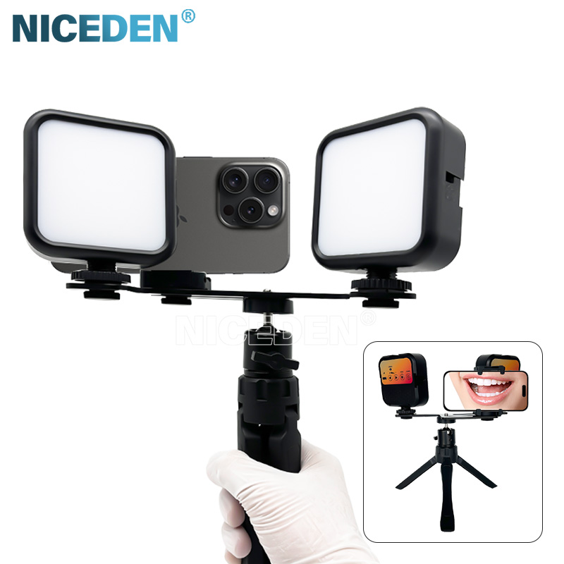 Photography Dental - Niceden デンタルポータブルフラッシュライト写真撮影機器ハンドヘルド口腔充填用歯科医照明明るさ調整