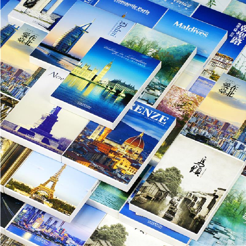 Photography Background - 30 個 10x14 センチメートル旅行風景写真ポストカード DIY 壁アート背景ポスターステッカー家の装飾ジャーナル写真カード