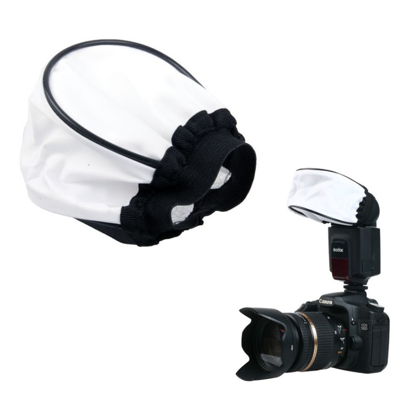 Pop Up Flash Diffuser - ユニバーサルフラッシュディフューザー,1ピース,カメラ用ソフトケース,すべてのカメラ用