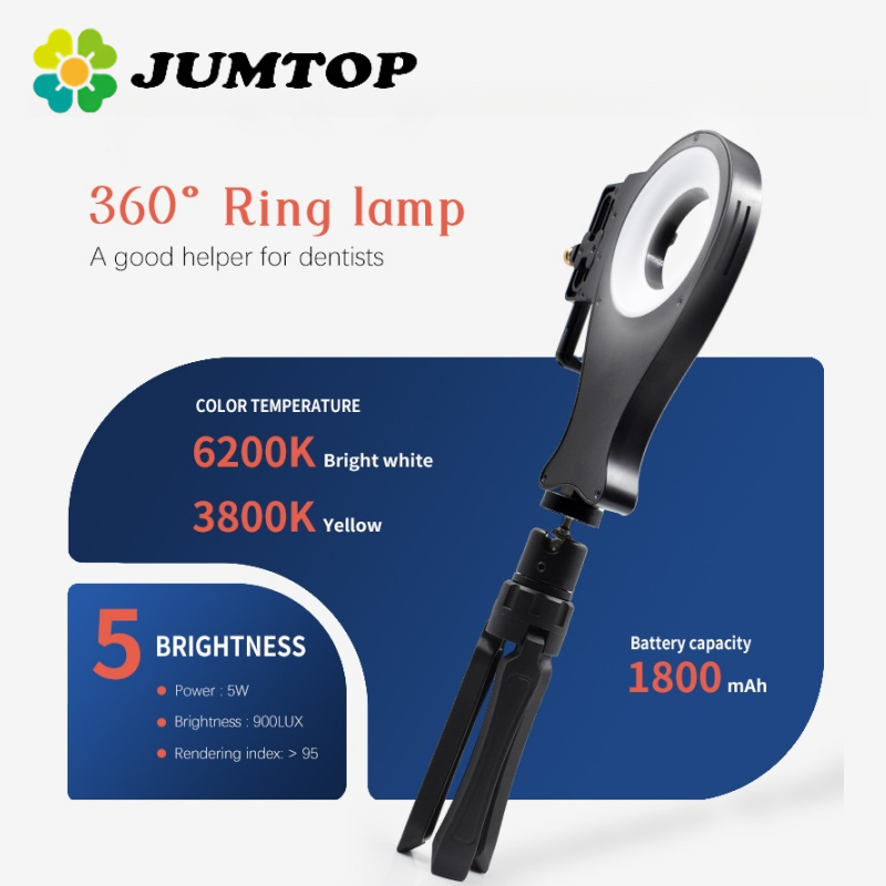 Photography Dental - JUMTOP ポータブル歯科用撮影ライト 口腔充填ライト 64W 高輝度