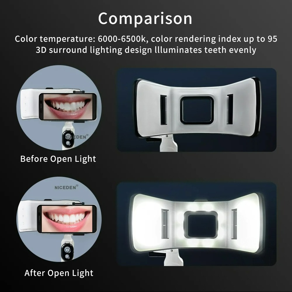 歯科用写真撮影ライトフォン、Bluetooth搭載、歯科医師 - Photography Dental のレビューと価格