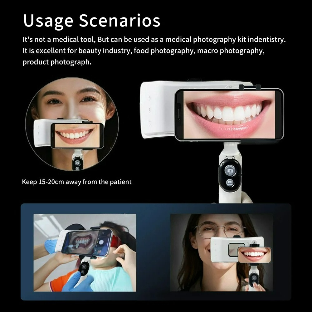 歯科用写真撮影ライトフォン、Bluetooth搭載、歯科医師 - Photography Dental のレビューと価格