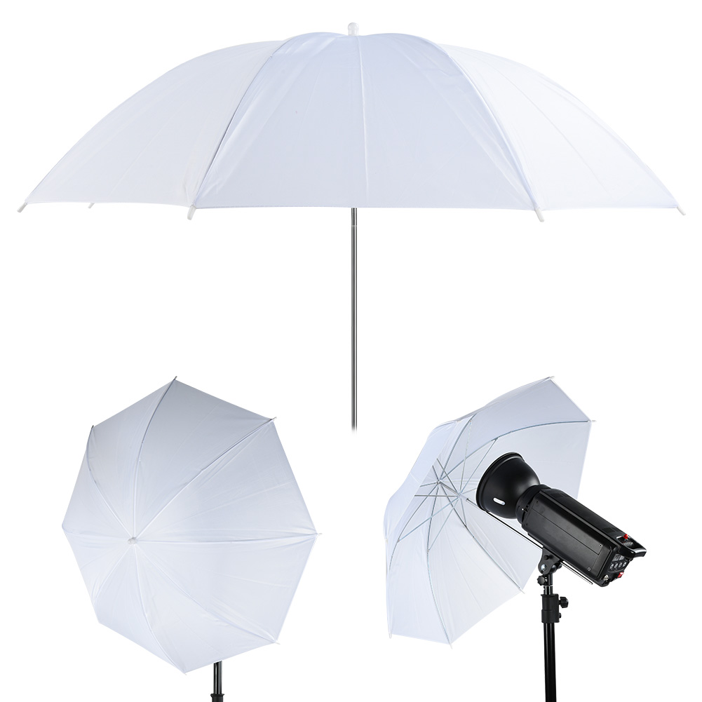 33 インチ半透明ホワイトソフト傘写真撮影スタジオ用フラッシ - Photography Darkroom のレビューと価格