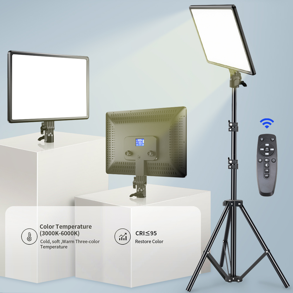 10/14 インチ LED ビデオライトパネル二色 3000 - Strobe Light Studio のレビューと価格