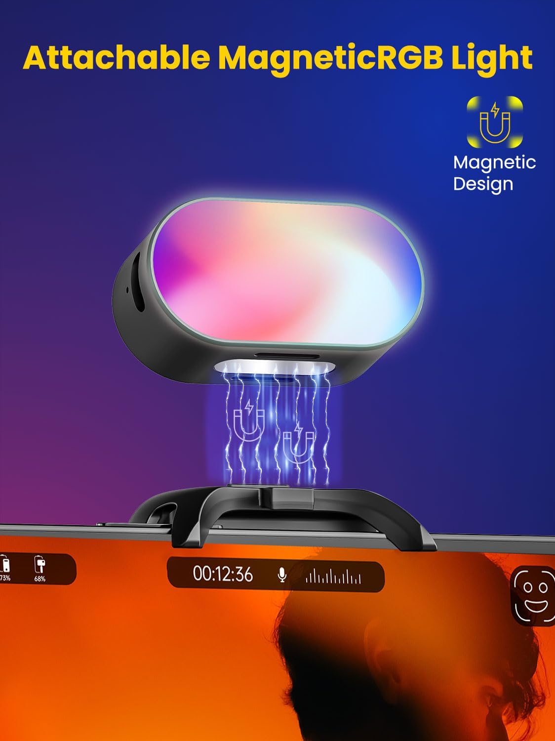 AOCHUAN ミニ RGB 磁気補助光 3 ストップ輝度  - Photography Darkroom のレビューと価格