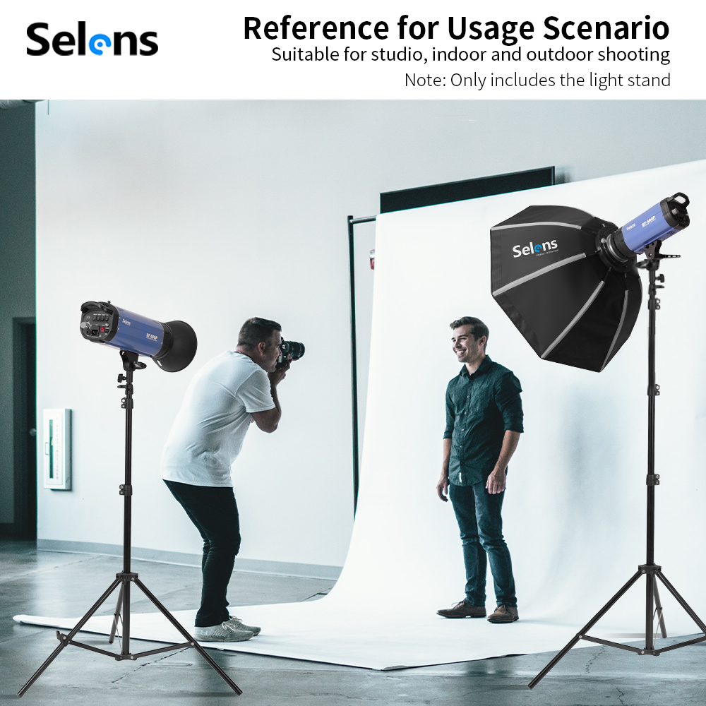 Selens 2.2~3.95m エアクッションライトスタン - Photography Darkroom のレビューと価格