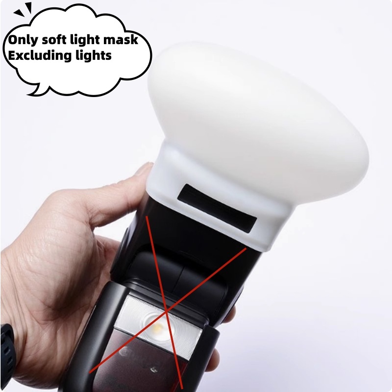 1Pc ディフューザー バウンス ドーム ソフト シリコン  - Pop Up Flash Diffuser のレビューと価格