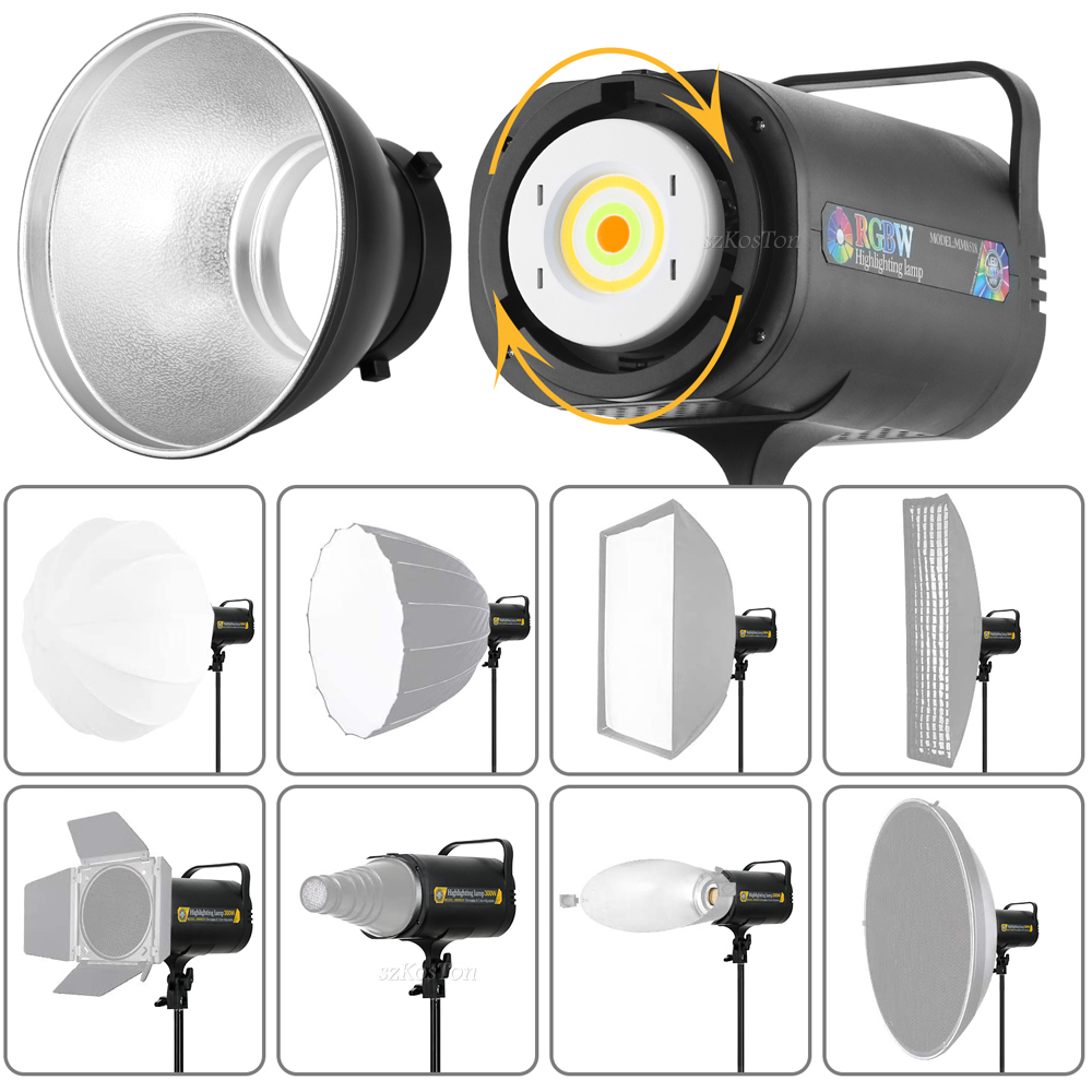 LED電球1700k-12000k,RGB,写真スタジオ,ビ - Strobe Light Studio のレビューと価格