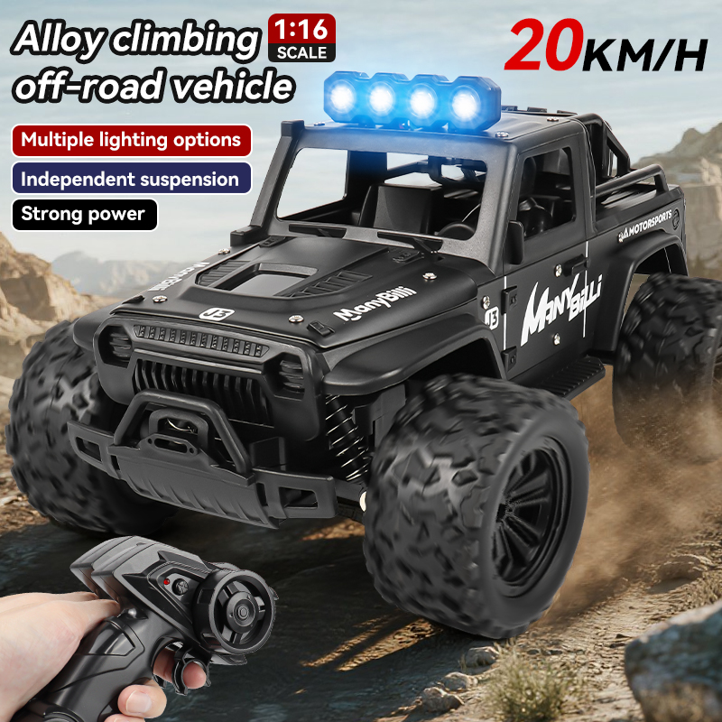 1:16 リモコンカー ライトとサウンド付き 2.4GHz  - Camera Battery Grip のレビューと価格