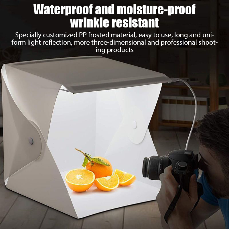 折りたたみ式ライトボックス ポータブル写真撮影用LEDフォト - Photography Darkroom のレビューと価格