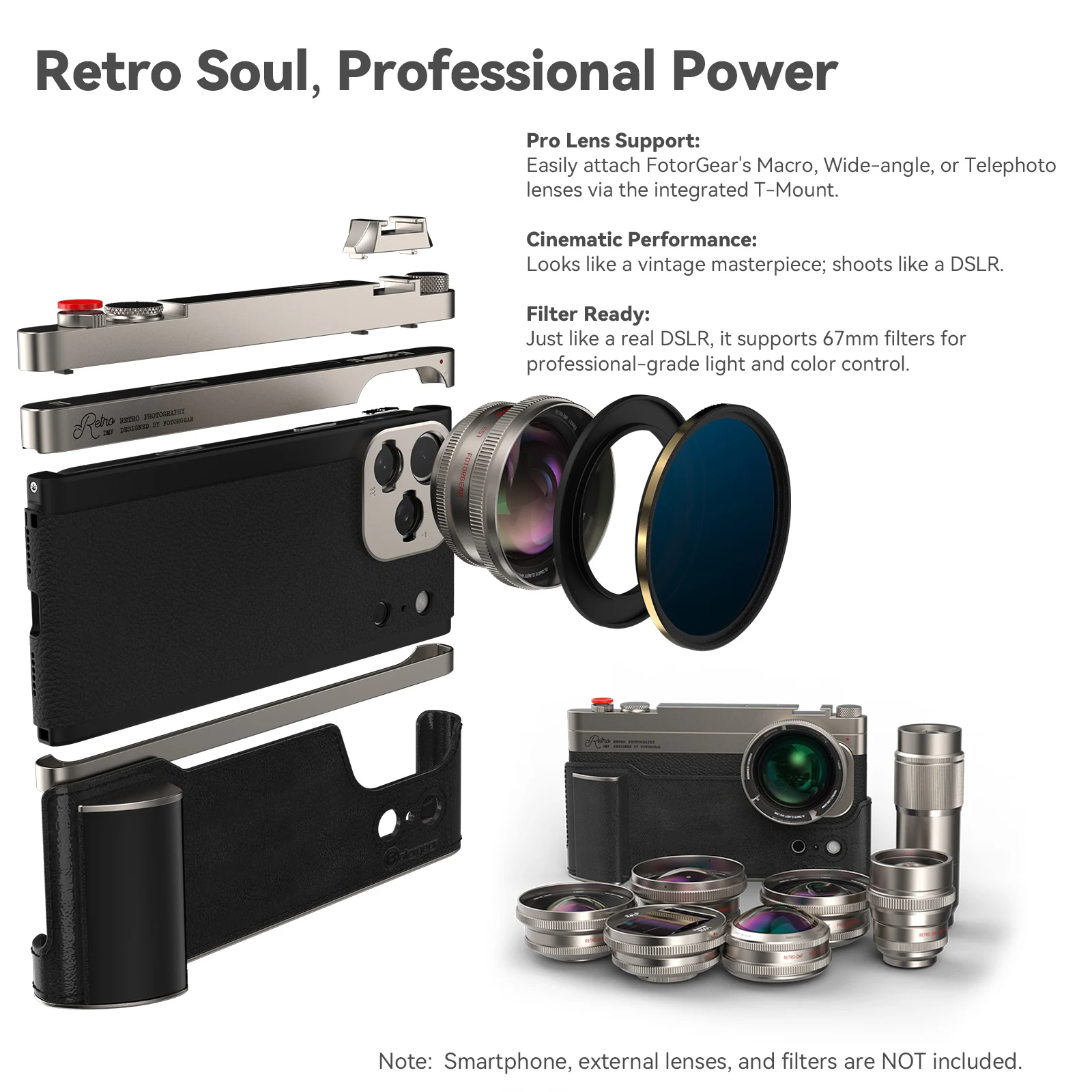 フォトギア レトロ携帯電話ケース 撮影キット ワイヤレスカメ - Photography With Iphone 15 のレビューと価格