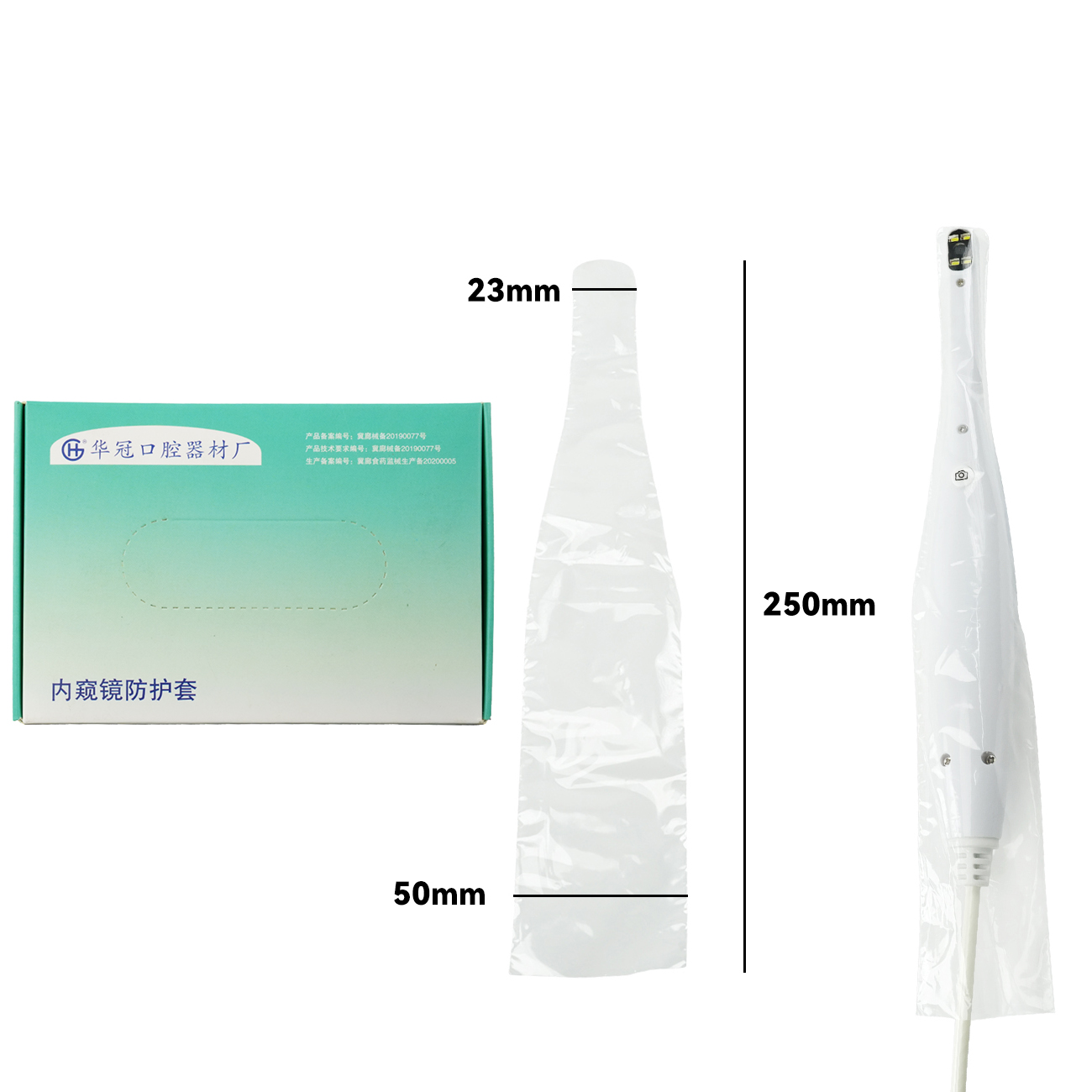 TJDent 歯科用使い捨てプラスチック保護フィルム シース - Photography Dental のレビューと価格