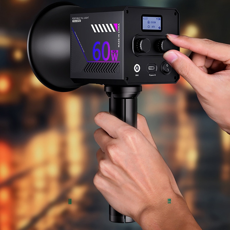 60W RGBビデオライト ポータブルLED撮影スタジオライ - Photography Darkroom のレビューと価格