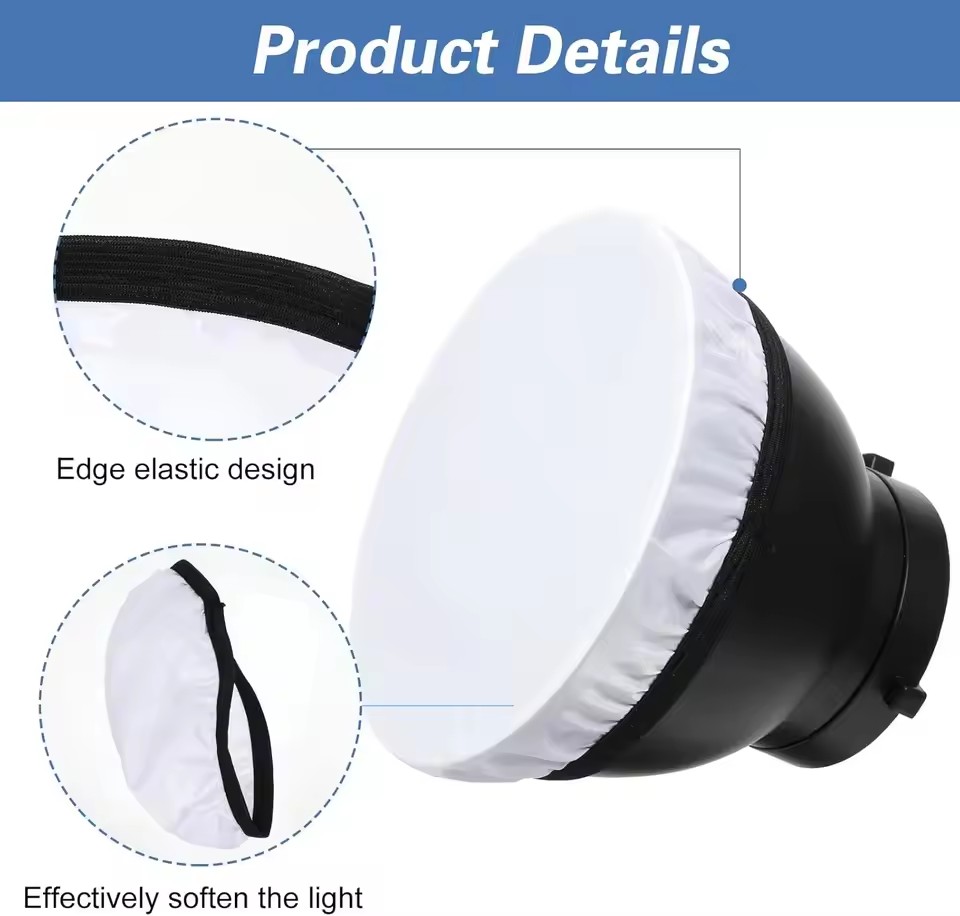 1/3/5/10 個 7 インチ写真撮影ライトソフトディフュ - Strobe Light Studio のレビューと価格