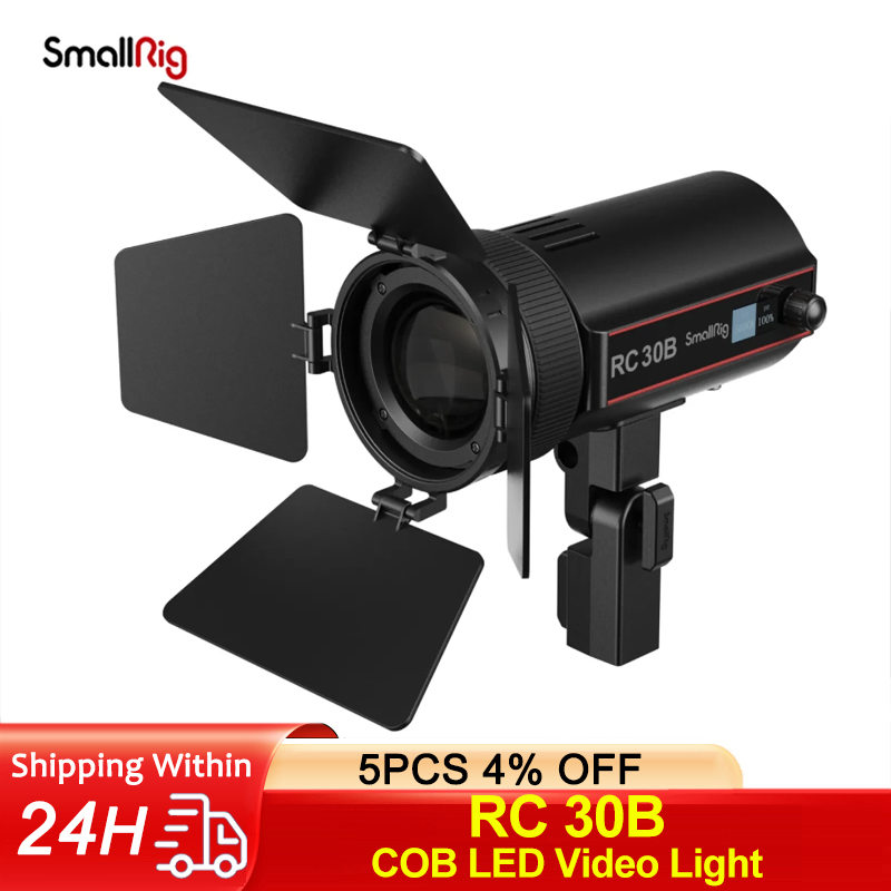 SmallRig RC 30B COB ビデオライト 30W - Strobe Light Studio のレビューと価格